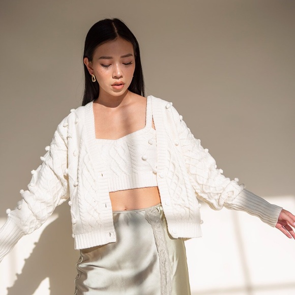 For Love And Lemons Sweaters - For Love & Lemons Florentina Sweater Set